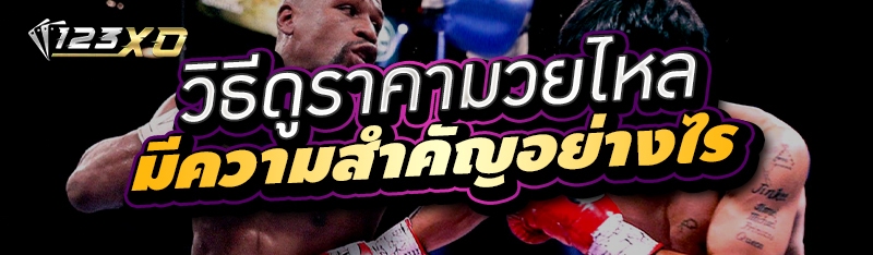 วิธีดูราคามวยไหล มีความสำคัญอย